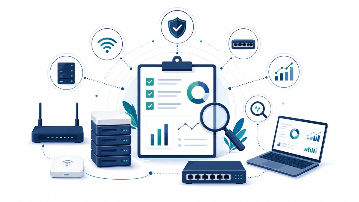 Guest Wi-Fi network security assessment diagram
