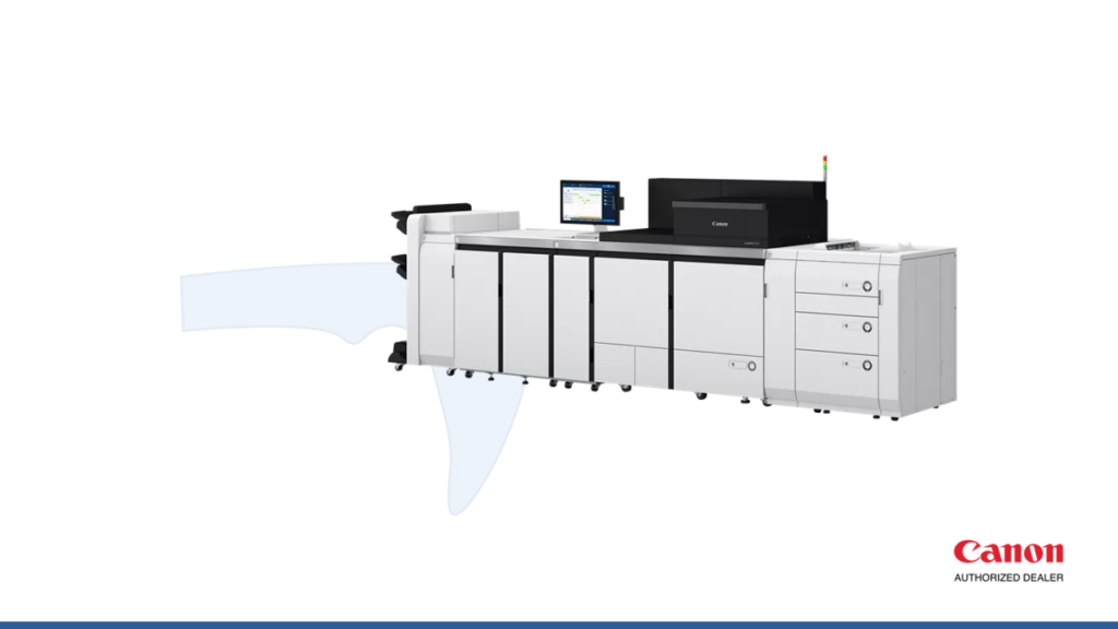 Canon imagePRESS V1350 production press on the Florida production print contract